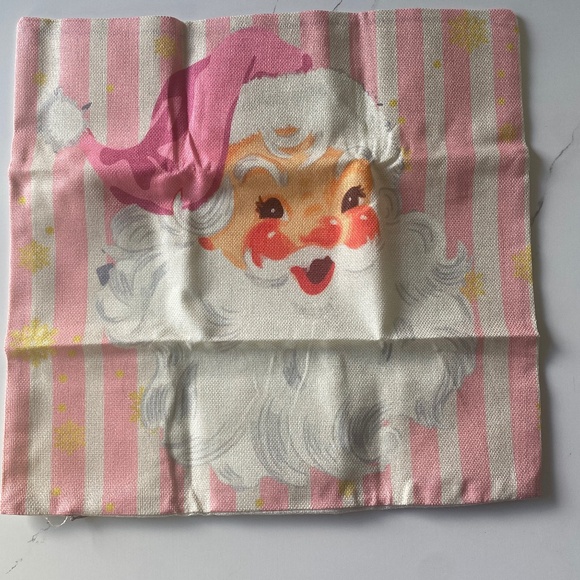 NWOT Christmas pillow Santa 18 x18” cover - Picture 1 of 3